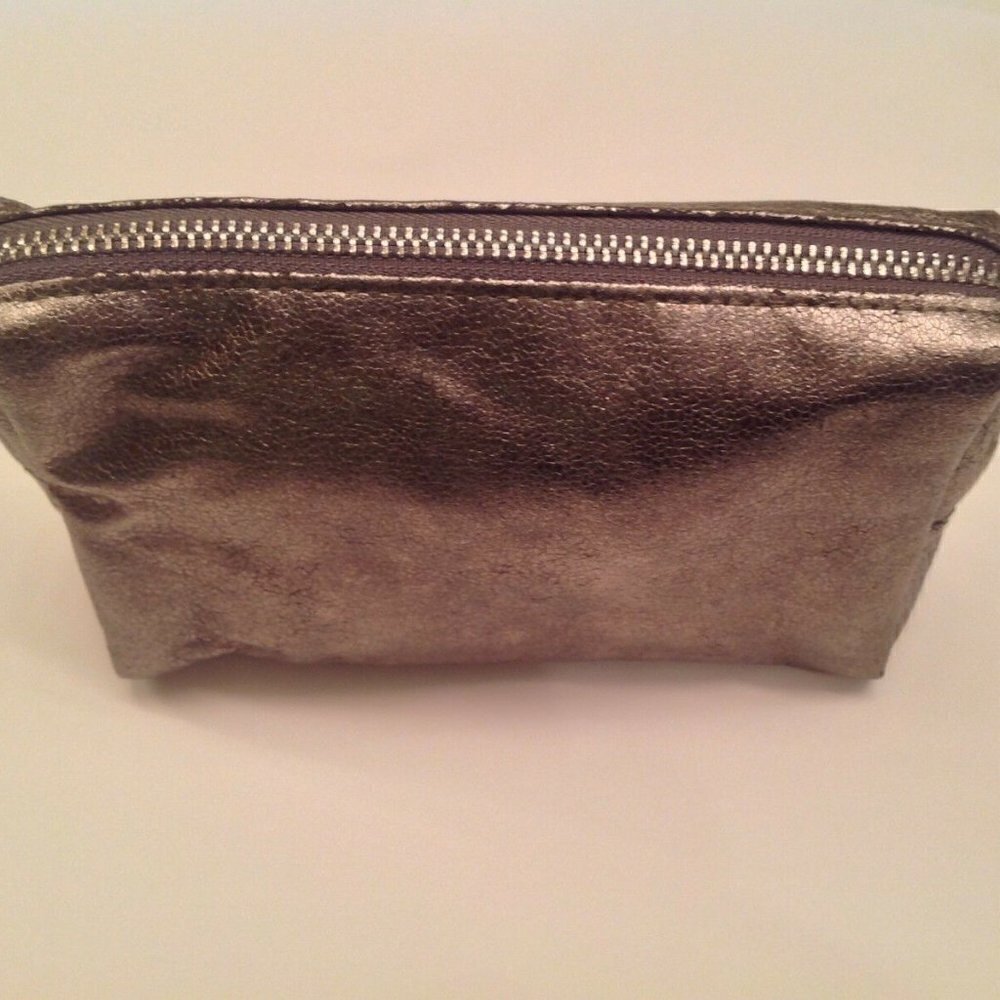 bareMinerals Gunmetal Clutch Purse / Makeup Bag / Cosmetics Bag / BRAND NEW - Picture 2 of 5